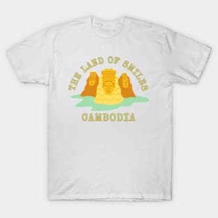 Bayon Temple and Cambodia - Land of Smiles T-Shirt